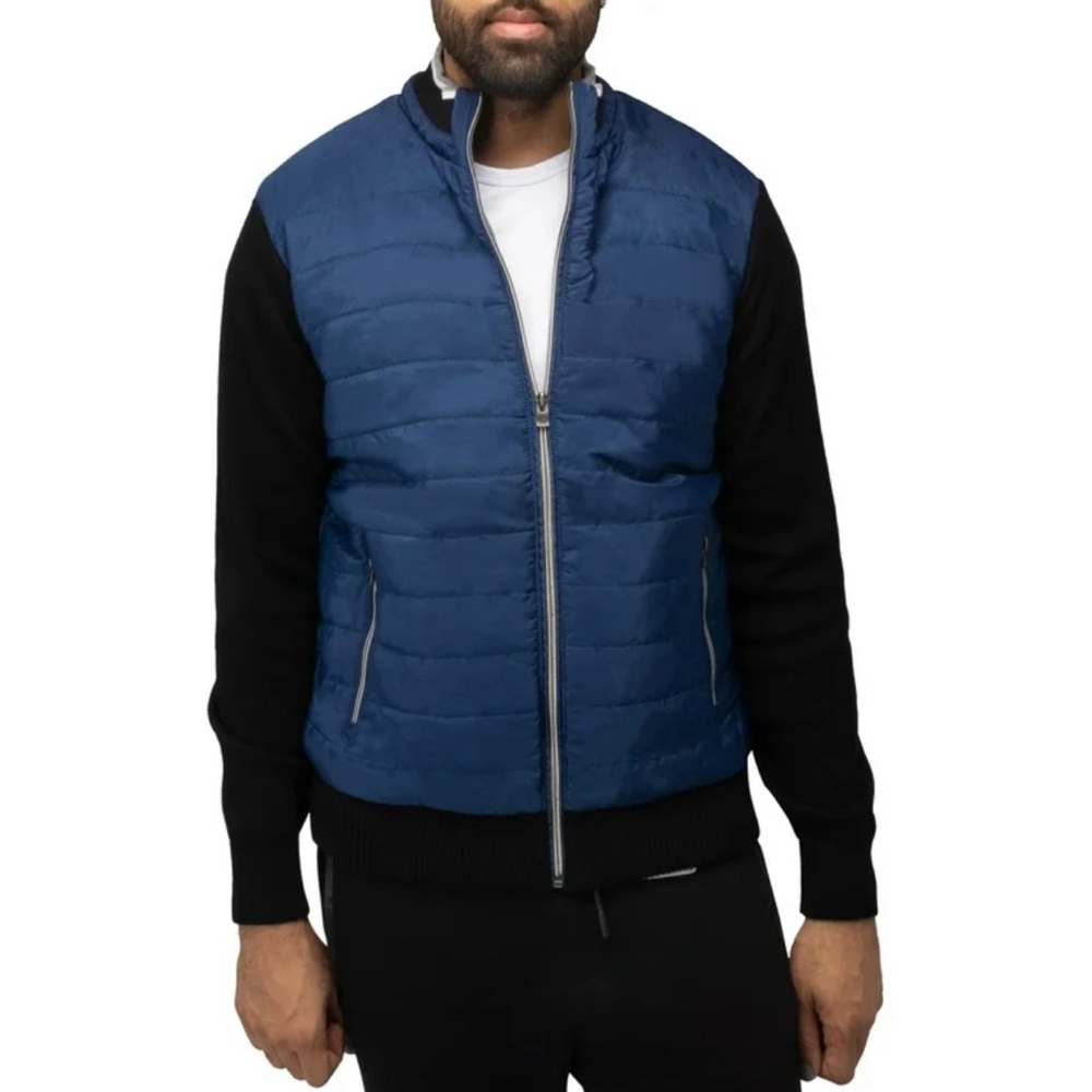 NWT X Ray Jeans Men’s lightly padded hybrid sweater jacket